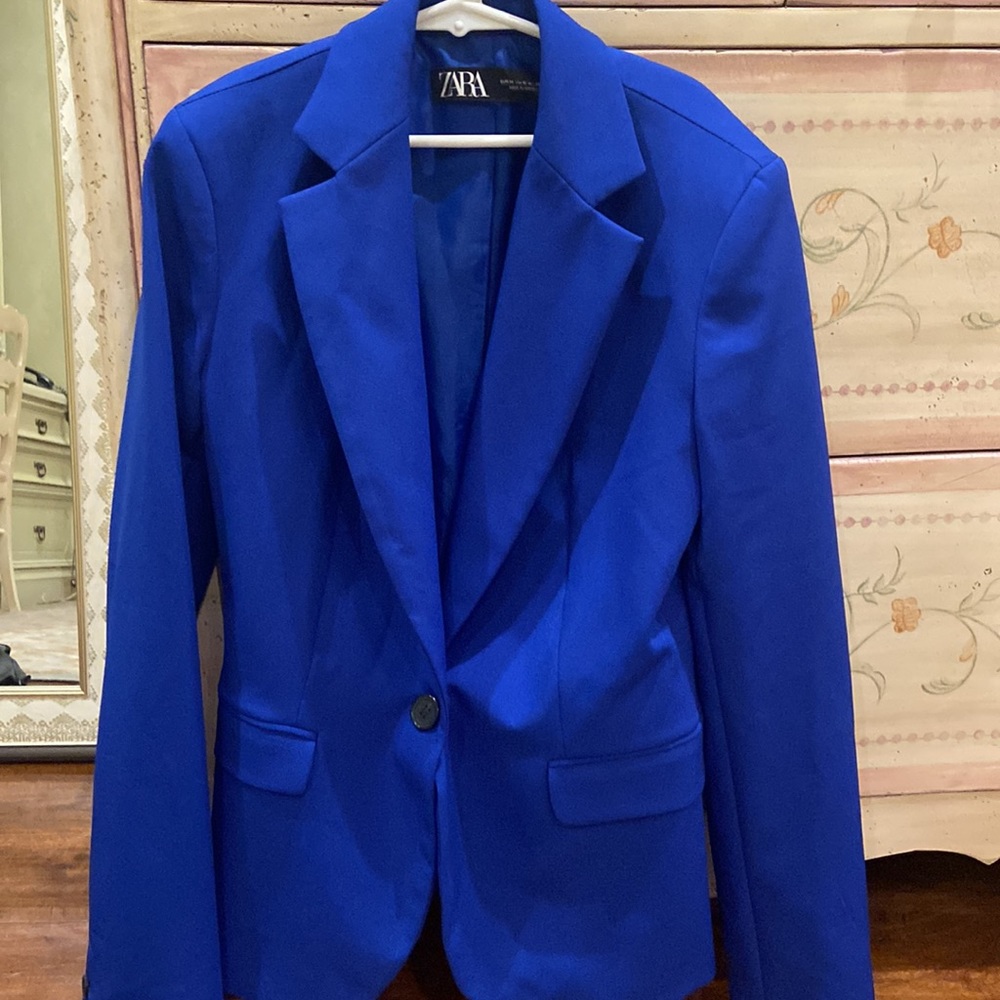 Zara blue blazer